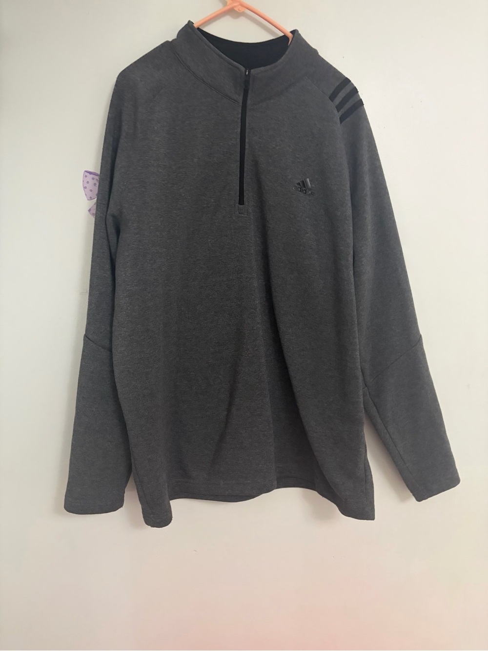 Adidas Men's Quarter-Zip Performance Sweater